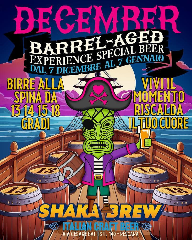 Locandina evento Shaka Brew
